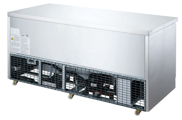 Dukers DUC72F 3-Door Undercounter Commercial Freezer in Stainless Steel