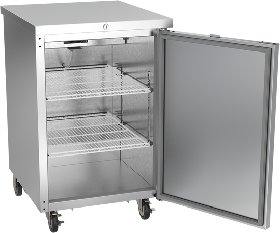 BB24HC-1-F-S | 24" Solid Door Food Rated Back Bar in Stainless Steel