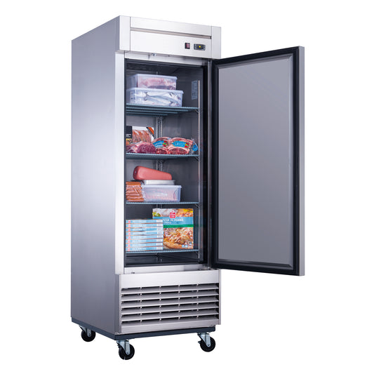 Dukers D28F Commercial Single Door Freezer in Stainless Steel