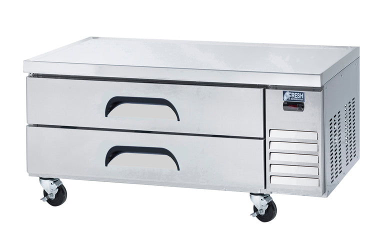 2 Drawers Chef Base 53", Flat Top