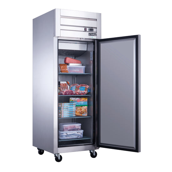 Dukers D28AF Commercial Single Door Freezer in Stainless Steel