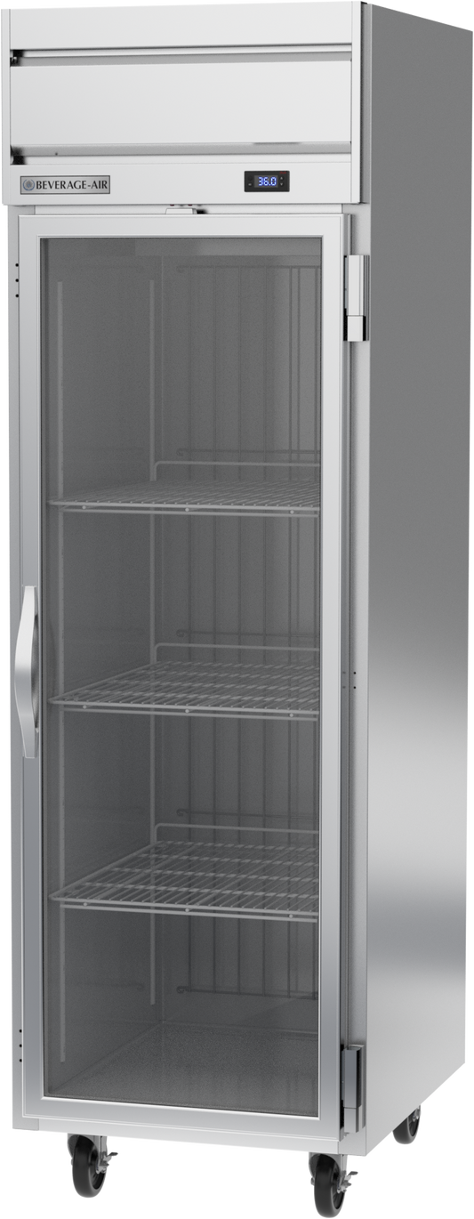 HR1HC-1G | Horizon Top Mount Glass Door Reach-In Refrigerator