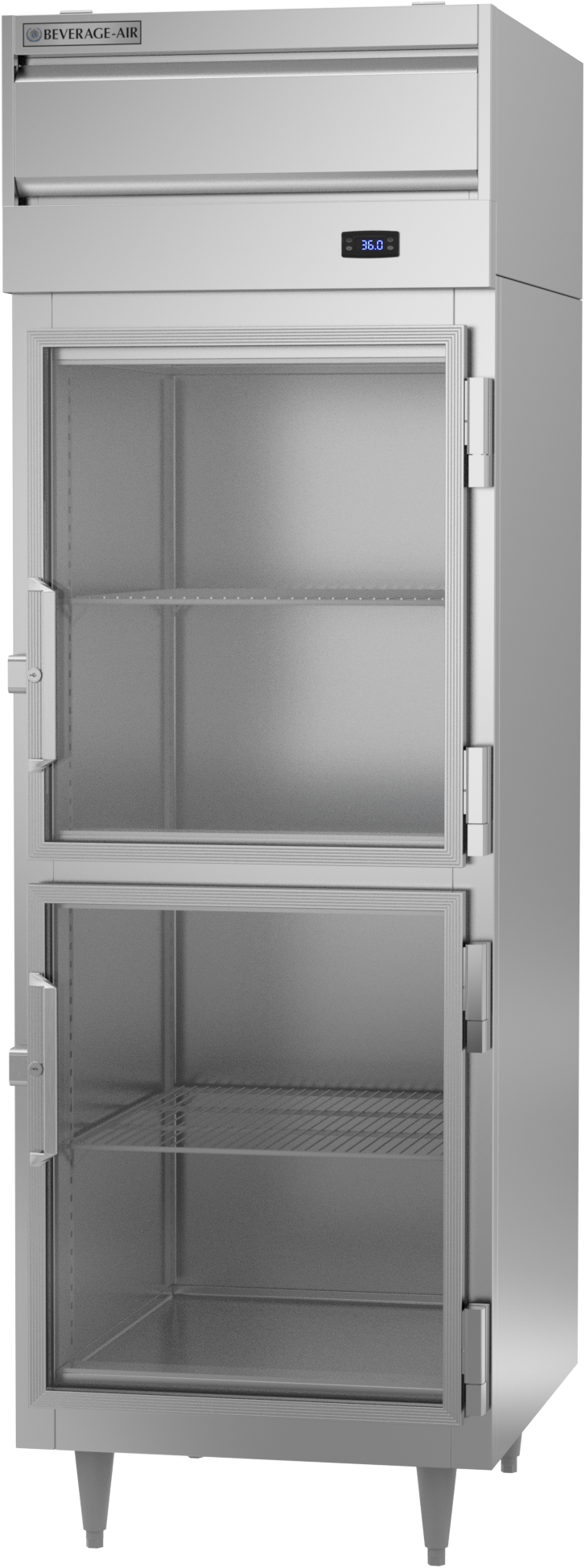 PR1HC-1BHG | P Series Half Glass Door Reach-In Refrigerator