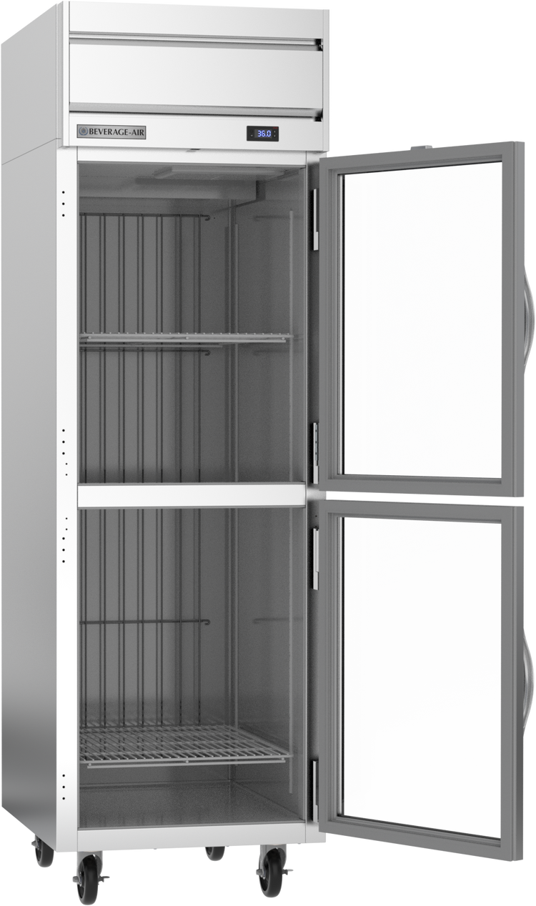 HRP1HC-1HG | Horizon Top Mount Half Glass Door Reach-In Refrigerator