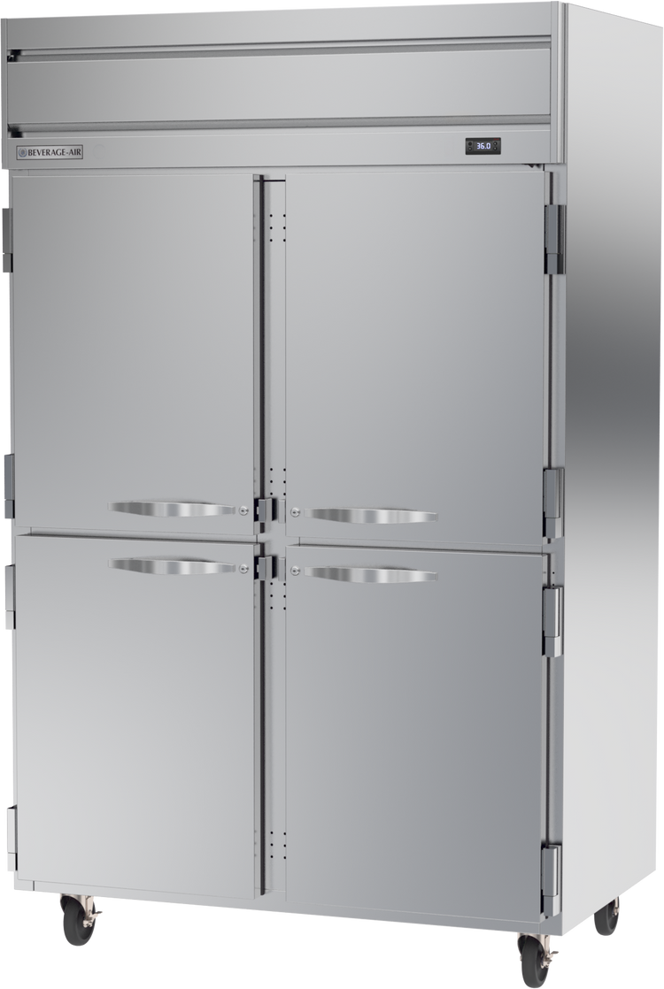 HRPS2HC-1HS | Horizon Top Mount Half Solid Double Door Reach-In Refrigerator