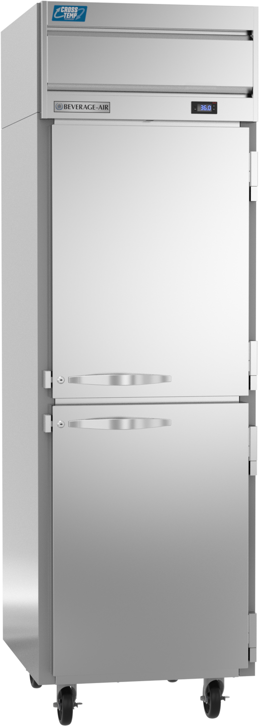 CT1HC-1HS | Cross Temp Series Half Solid Door Reach-In Refrigerator/Freezer