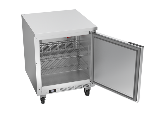 WTR27AHC-FLT | 27" Worktop One Door Refrigerator with Flat Top