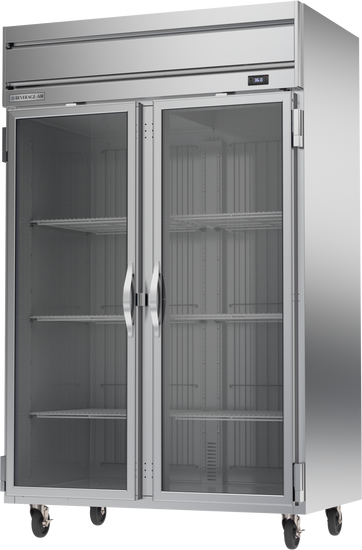 HRP2HC-1G | Horizon Top Mount Glass Double Door Reach-In Refrigerator