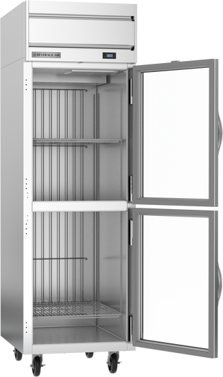 HRPS1HC-1HG | Horizon Top Mount Half Glass Door Reach-In Refrigerator