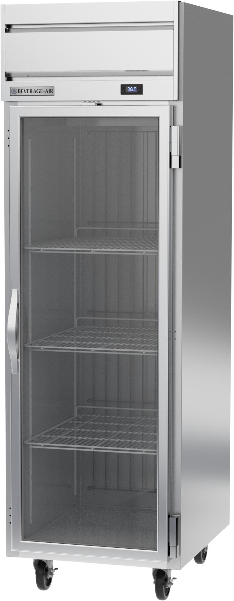 HRP1HC-1G | Horizon Top Mount Glass Door Reach-In Refrigerator