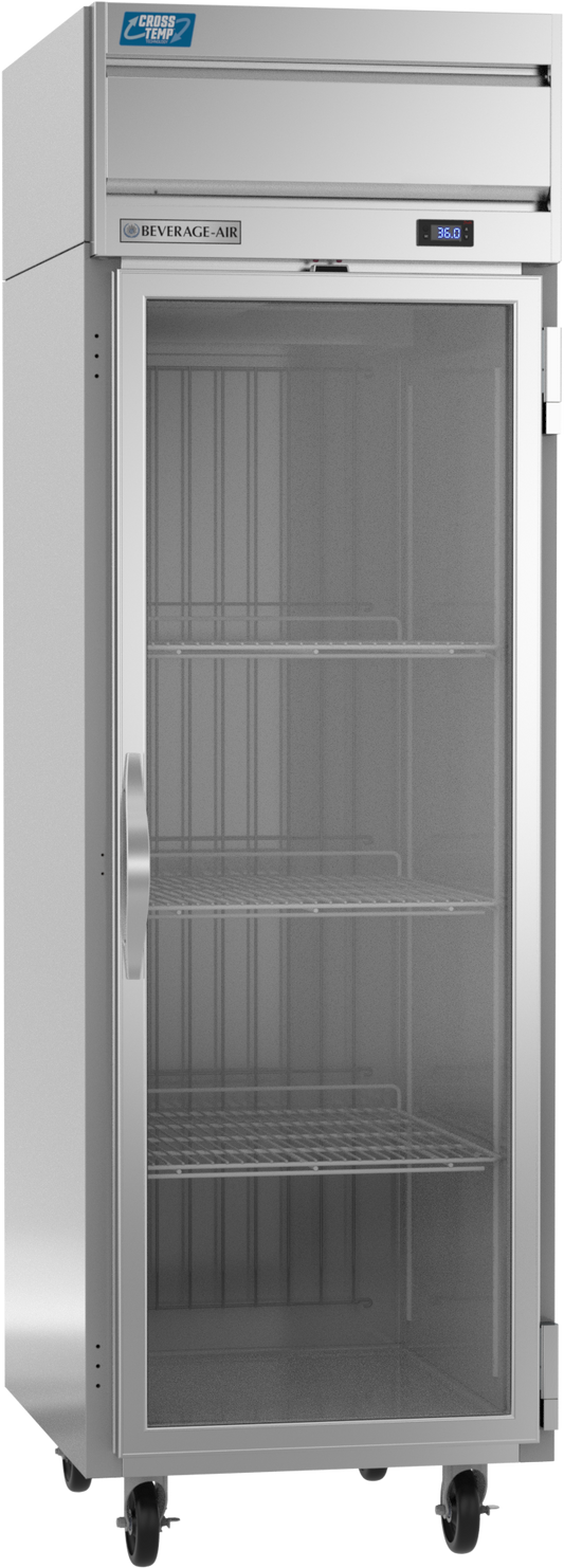 CT1HC-1G | Cross Temp Series Glass Door Reach-In Refrigerator/Freezer