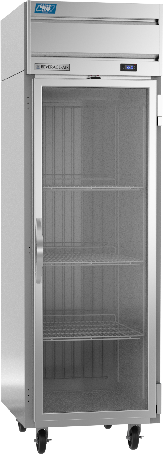 CT1HC-1G | Cross Temp Series Glass Door Reach-In Refrigerator/Freezer