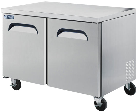 36" 2 door undercounter freezer