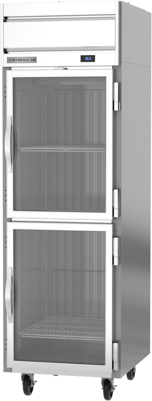 HR1HC-1HG | Horizon Top Mount Half Glass Door Reach-In Refrigerator