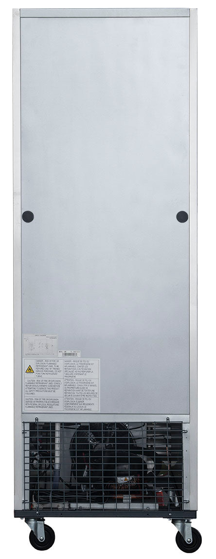 Dukers - D28R Commercial Single Door Refrigerator in Stainless Steel