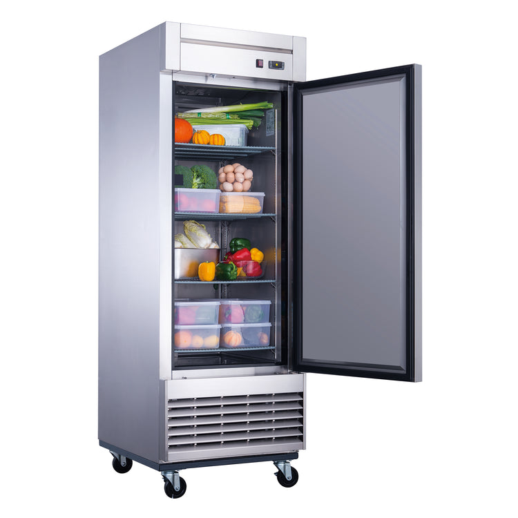 Dukers - D28R Commercial Single Door Refrigerator in Stainless Steel