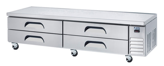 4 Drawers Chef Base 96", Flat Top