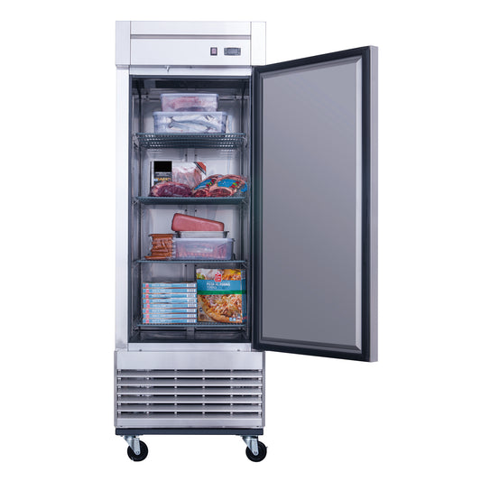 Dukers - D28F Single Door Commercial Freezer in Stainless Steel