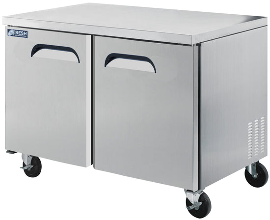 48" 2 door undercounter freezer