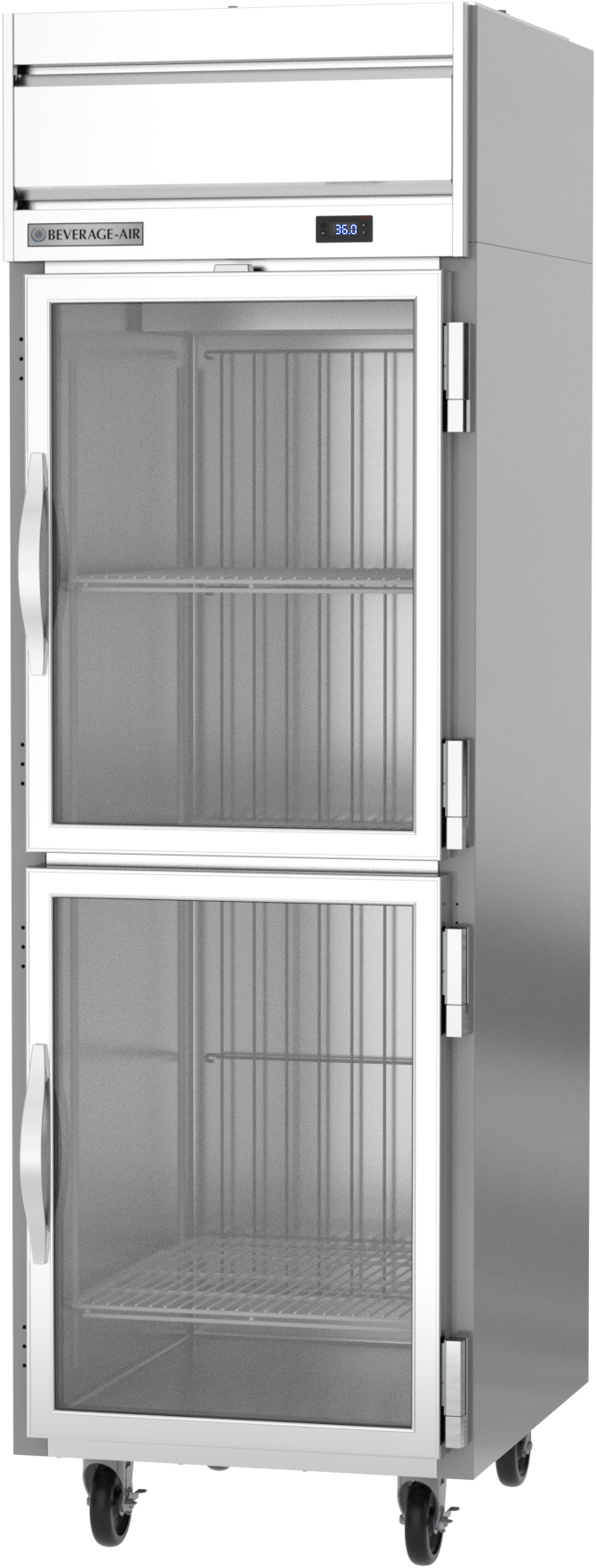 HRS1HC-1HG | Horizon Top Mount Half Glass Door Reach-In Refrigerator