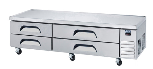 4 Drawers Chef Base 84", Flat Top