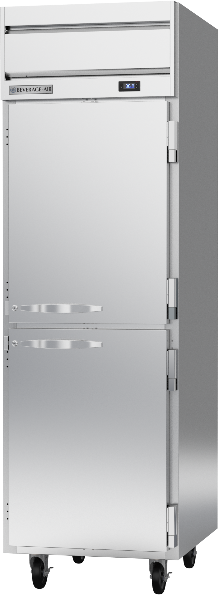 HRPS1HC-1HS | Horizon Top Mount Half Solid Door Reach-In Refrigerator