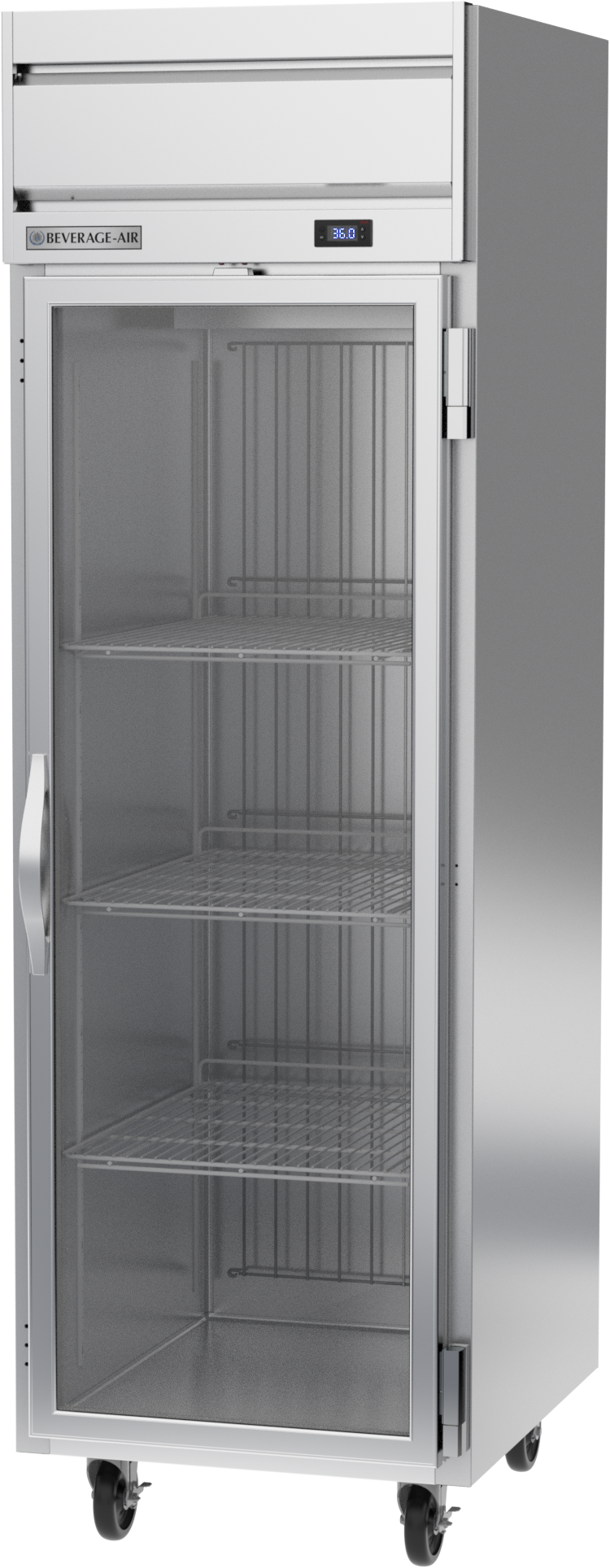 HRPS1HC-1G | Horizon Top Mount Glass Door Reach-In Refrigerator