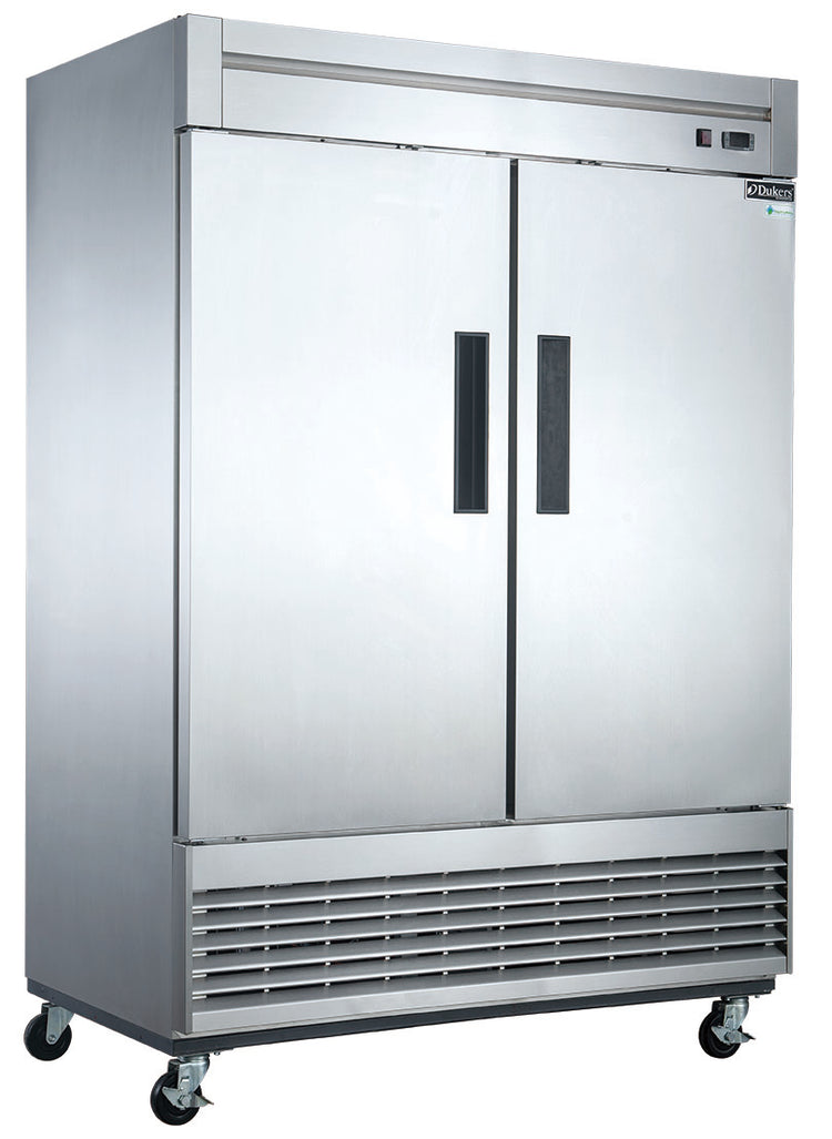 Dukers D55R Commercial 2-Door Refrigerator in Stainless Steel