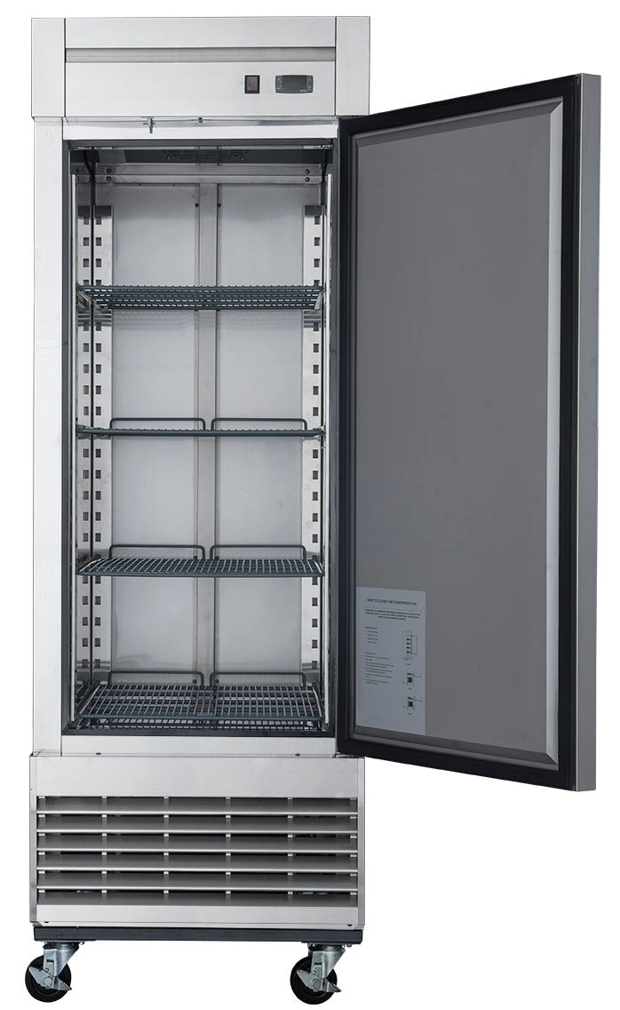 Dukers - D28R Commercial Single Door Refrigerator in Stainless Steel