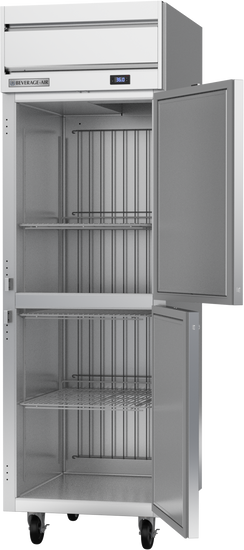 HRS1HC-1HS | Horizon Top Mount Half Solid Door Reach-In Refrigerator