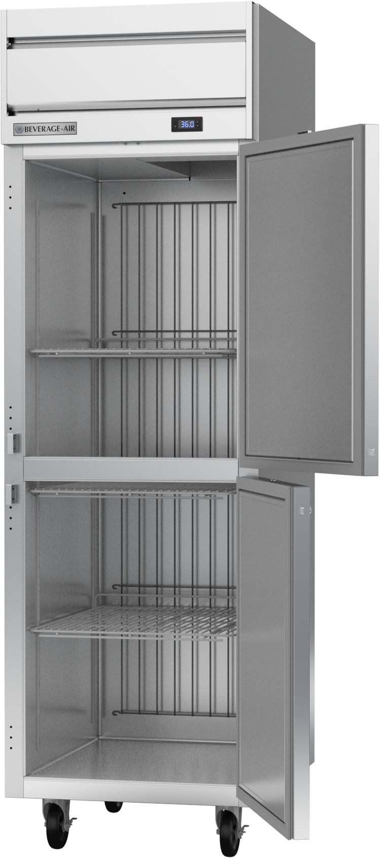 HRS1HC-1HS | Horizon Top Mount Half Solid Door Reach-In Refrigerator