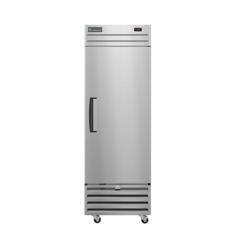 EF1A-FS, Upright  Freezer, Single Section with Lockable Full Stainless Door