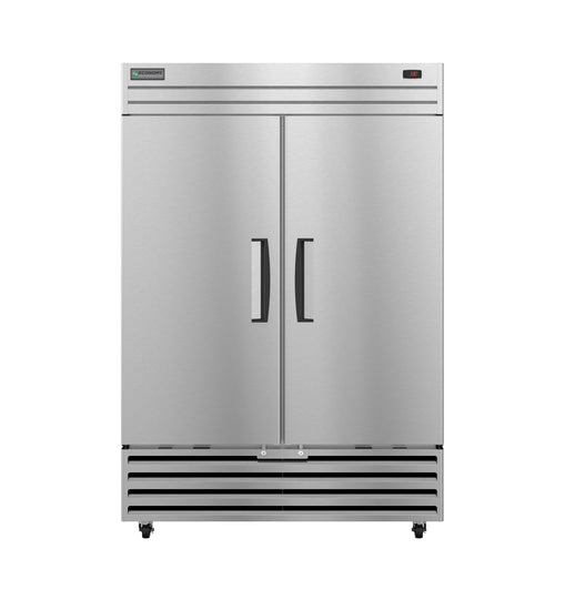 ER2A-FS, Upright  Refrigerator, Two Section with Lockable Full Stainless Doors