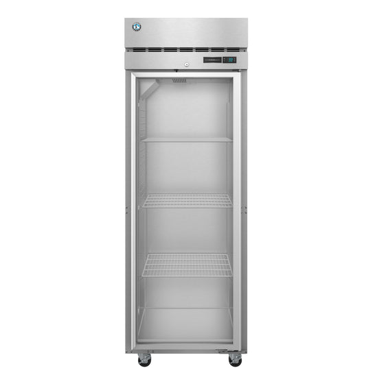 F1A-FG, Upright  Freezer, Single Section with Lockable Full Glass Door