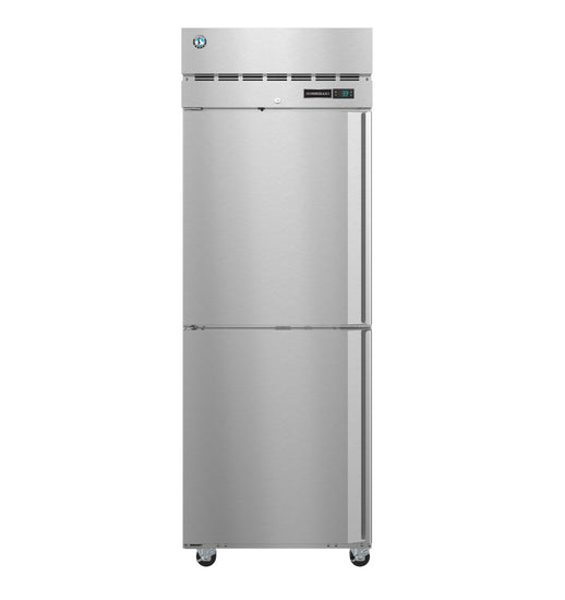 F1A-HSL, Upright  Freezer, Single Section with Lockable Half Stainless Doors