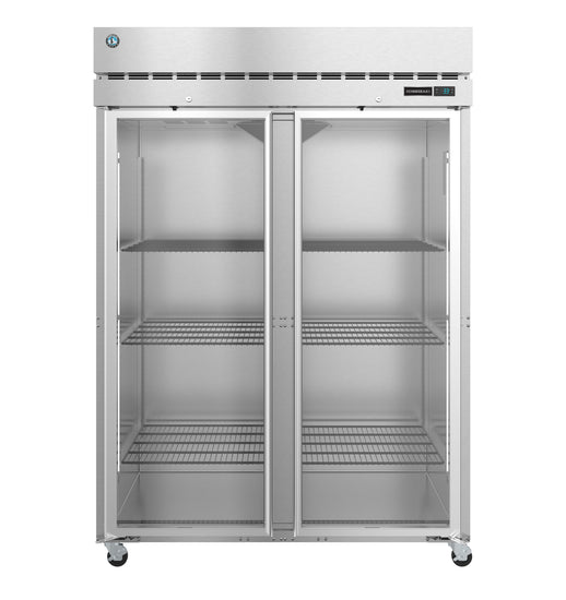 F2A-FG, Upright  Freezer, Two Section with Lockable Full Glass Doors