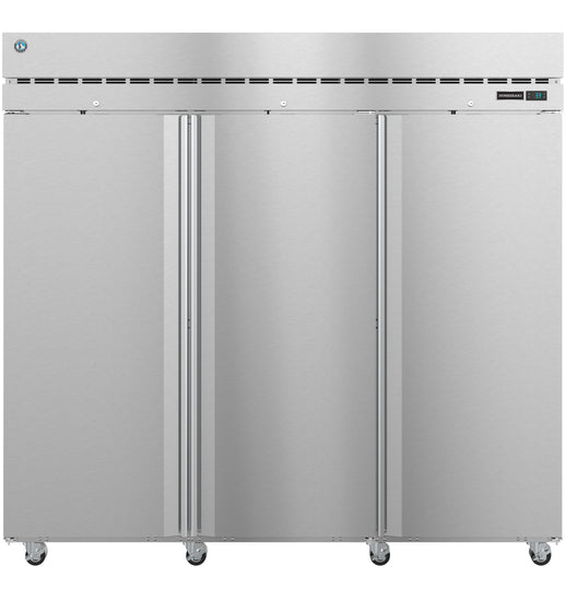 F3A-FS, Upright  Freezer, Three Section with Lockable Full Stainless Doors