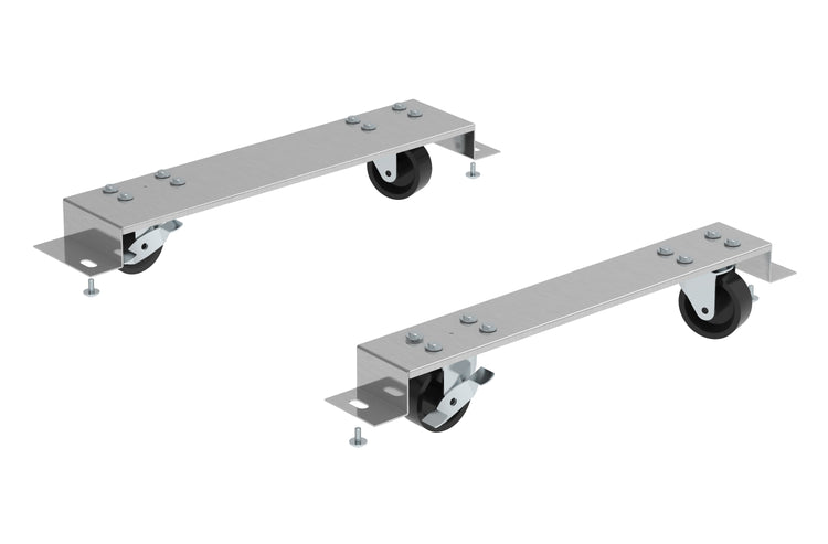 HS-5408, Caster & Rail Kit for Two Section 50" to 69" Wide Back Bar Refrigerators