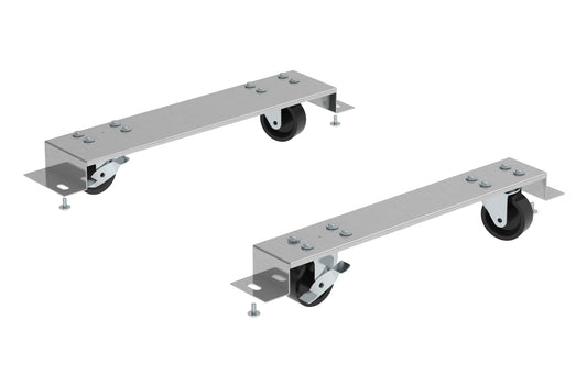 HS-5663, Caster & Rail Kit for Two Section 50" to 69" Wide Back Bar Refrigerators