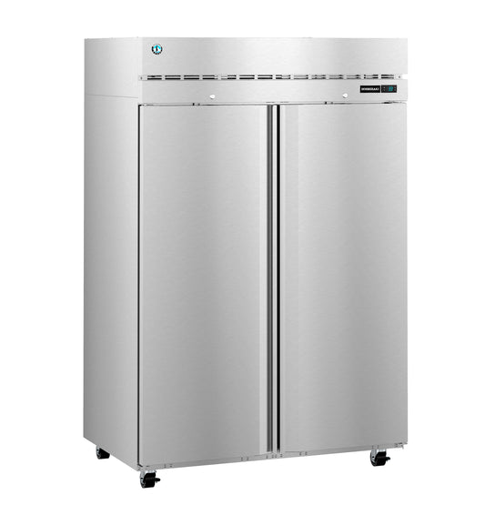 R2A-FSN, Upright  Refrigerator, Two Section with Lockable Stainless Doors