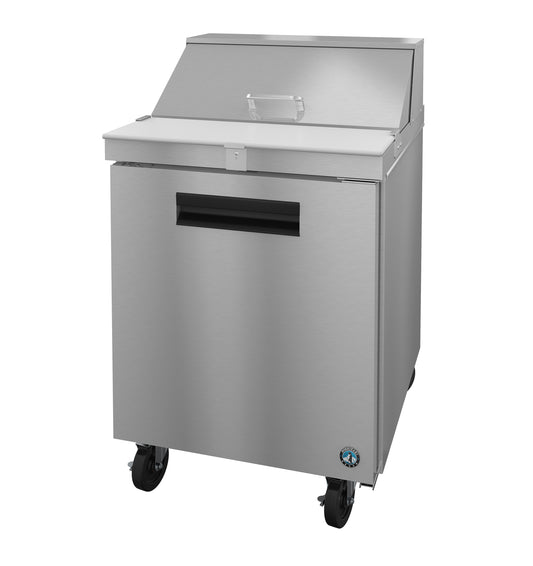 SR27B-8, Sandwich Prep Table Refrigerator, Single Section with Stainless Door