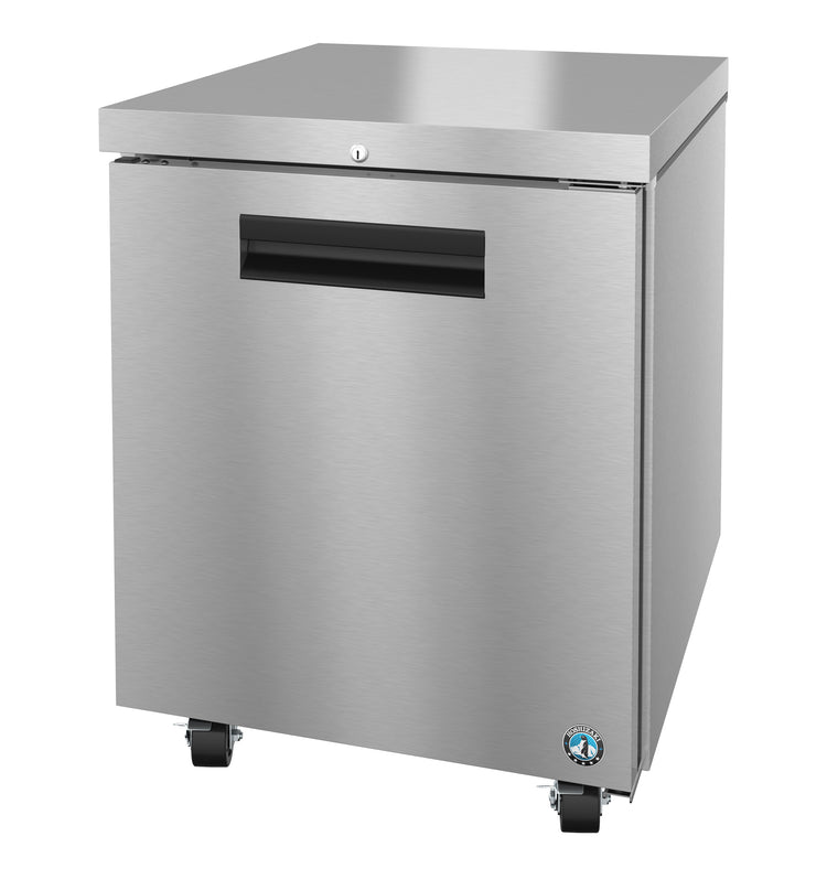 UF27B-01, Undercounter Freezer, Single Section with Lockable Stainless Door