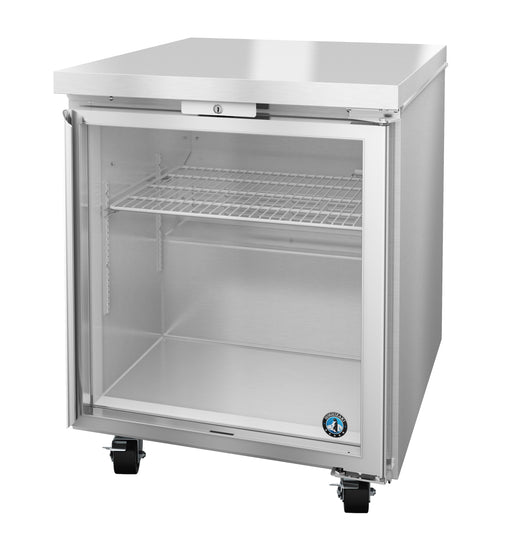 UF27B-GLP01, Undercounter Freezer, Single Section with Low Profile Full Glass Door