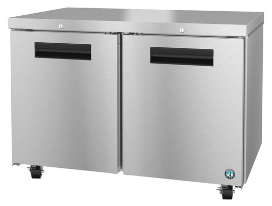 UF48A-01, Undercounter Freezer, Two Section with Lockable Stainless Doors