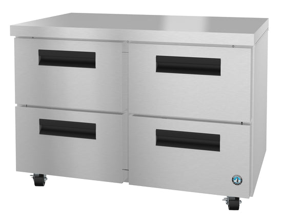 UF48A-D4, Undercounter Freezer, Two Section with Stainless Drawers