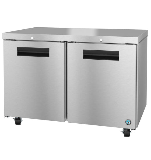 UF48B-01, Undercounter Freezer, Two Section with Lockable Stainless Doors