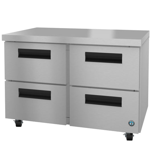 UF48B-D4, Undercounter Freezer, Two Section with Stainless Drawers