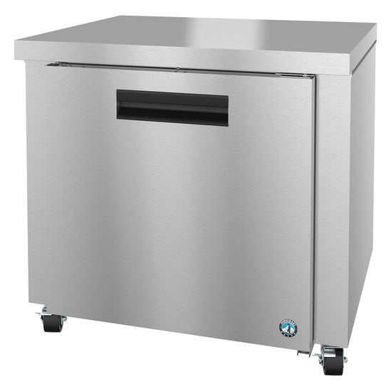 UR36A, Undercounter Refrigerator, Single Section with Stainless Door