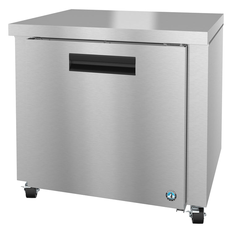 UR36A, Undercounter Refrigerator, Single Section with Stainless Door