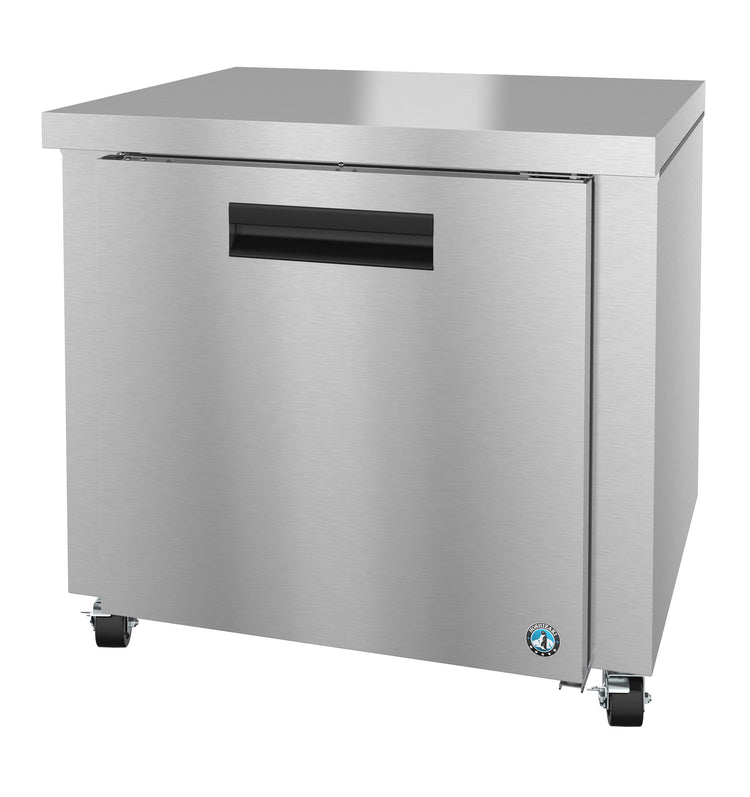 UR36B, Undercounter Refrigerator, Single Section with Stainless Door